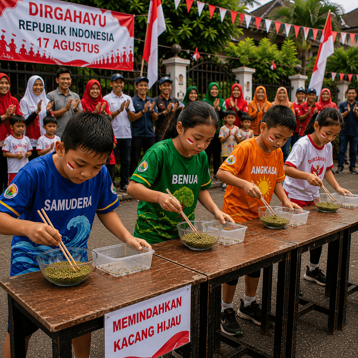 Memindahkan Kacang Hijau